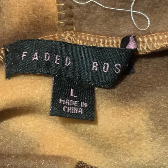 Faded rose tie dye hoodie - Picture 2 of 3